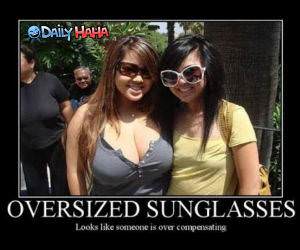Oversized Sunglasses Pic