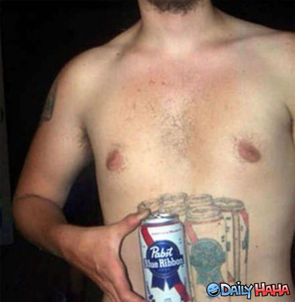 Pabst Blue Ribbon funny picture