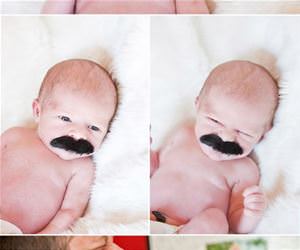 pacifier mustache funny picture