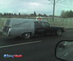 Papa Johns Hearse funny picture