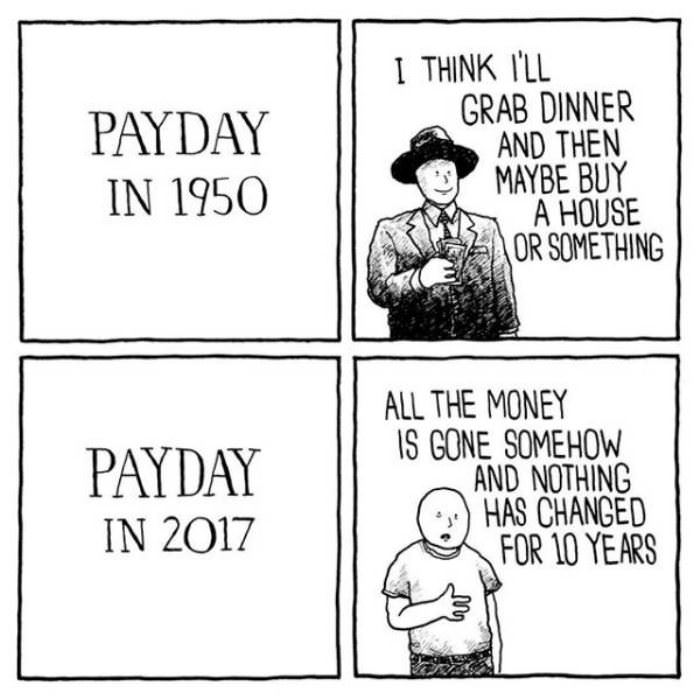 paydays have changed funny picture