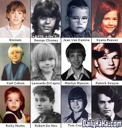 Celebrity  Pictures on Celebrities As Kids   Boys   Funny Pictures