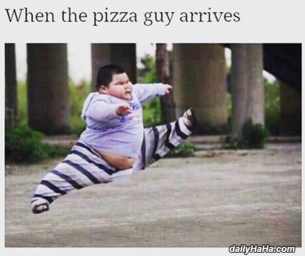 pizza is here funny picture