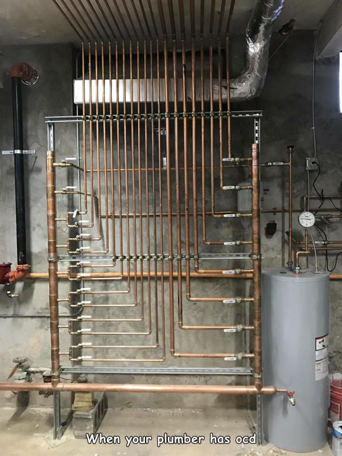 plumber with some OCD