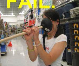 Plunger FAIL funny picture