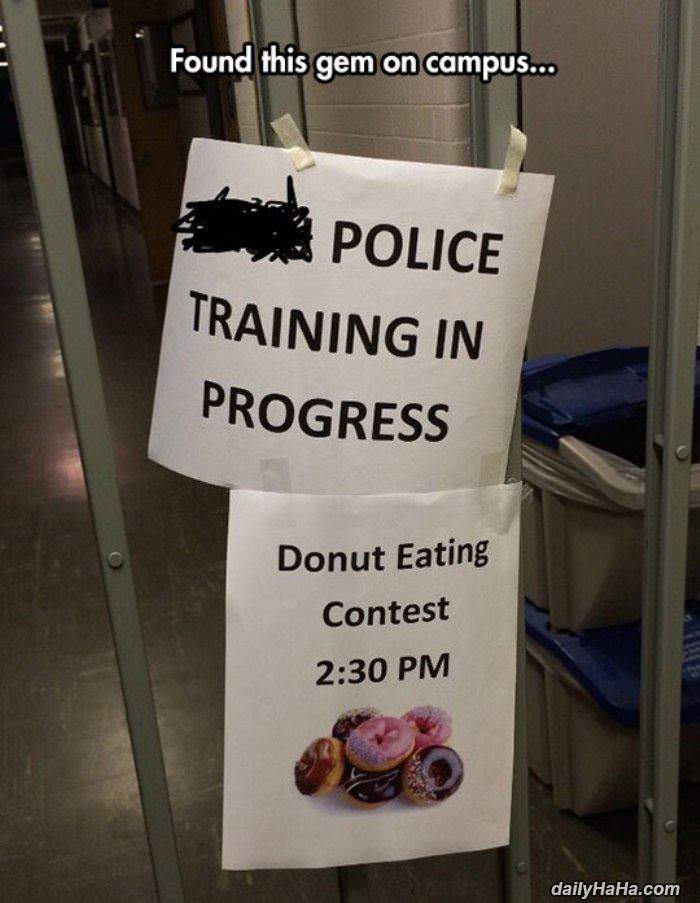 police training funny picture