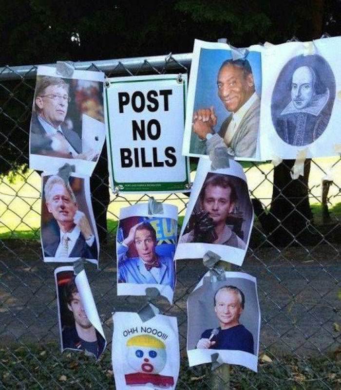 post no bills ... 2