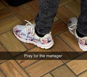 pray for the manager