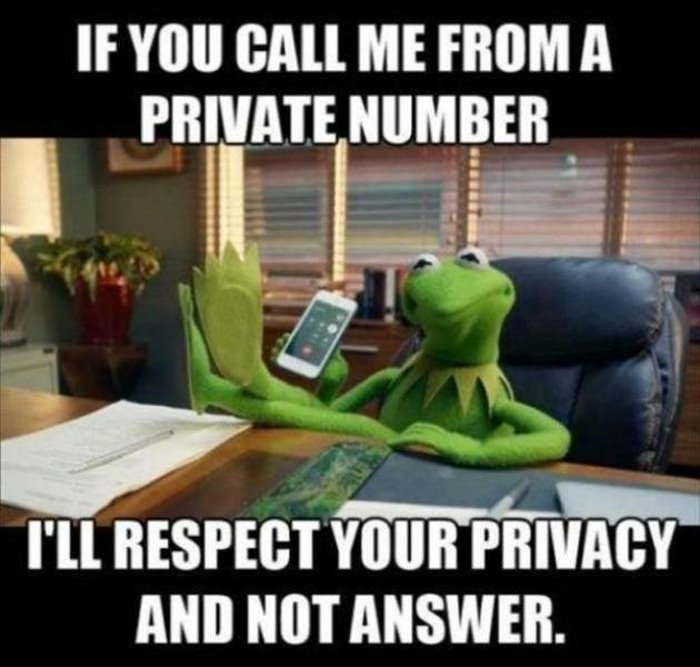 private number