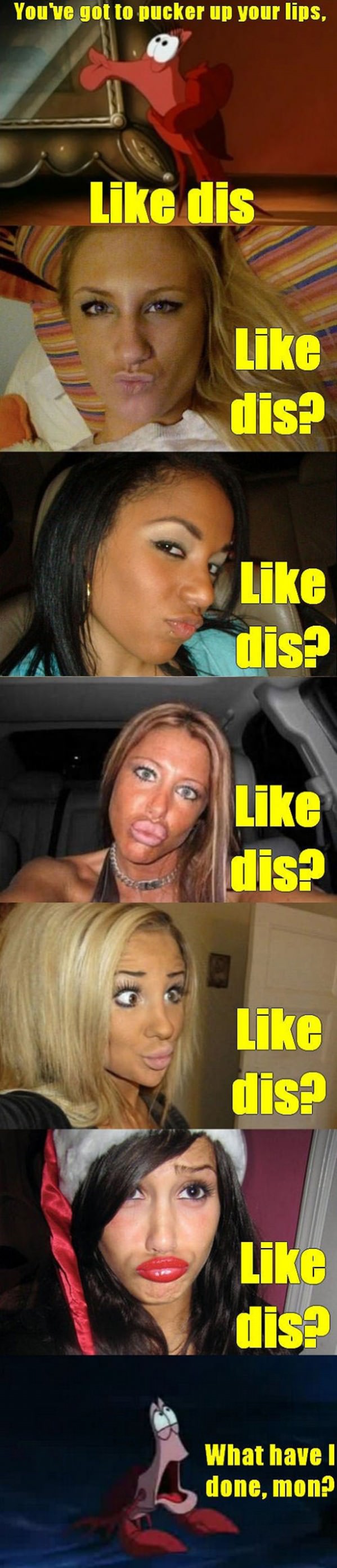 Pucker Up Like This funny picture
