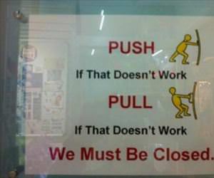 push and then pull maybe
