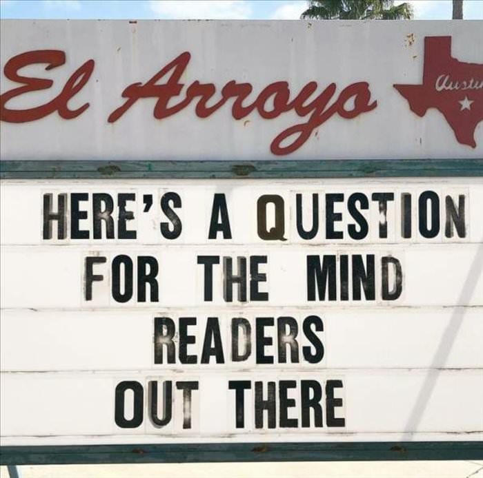 question for the mind readers