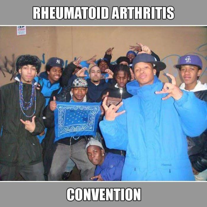 rheumatoid arthritis convention funny picture