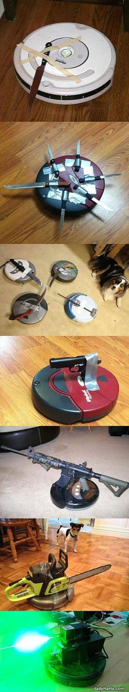 roomba wars funny picture