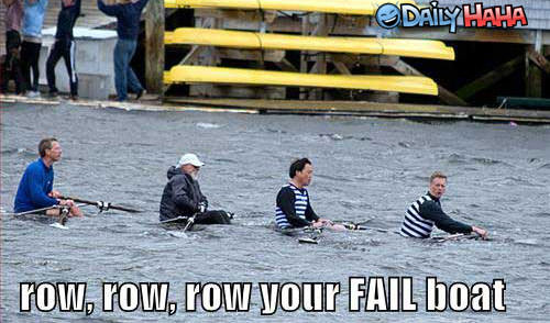 Row Your Failt Boat Funny Picture