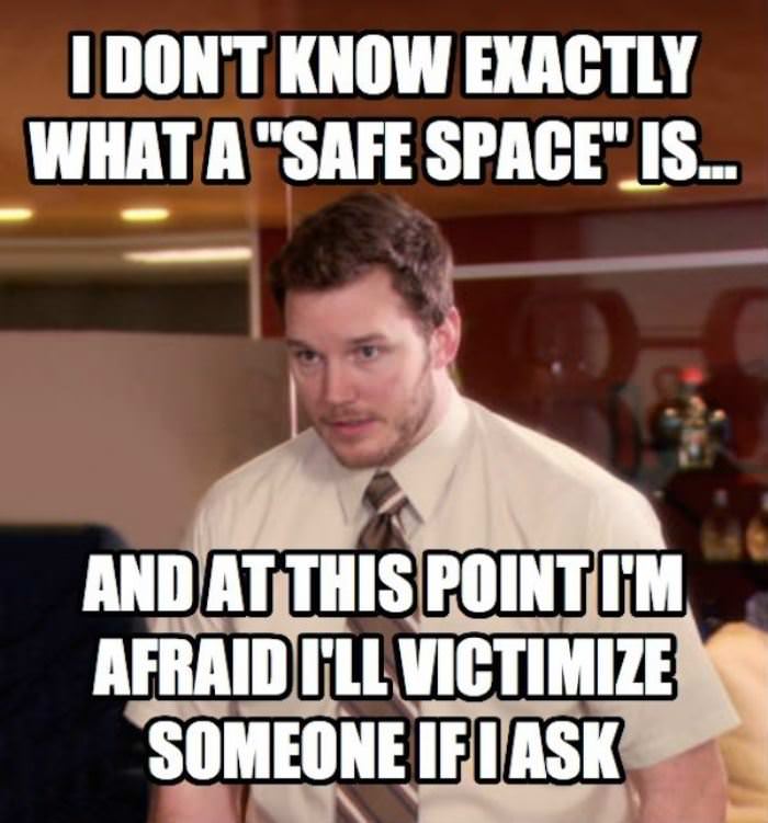 safe spaces funny picture