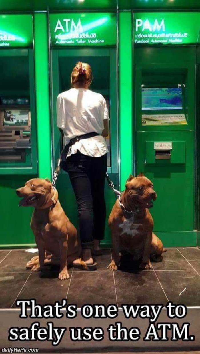 safely use an atm funny picture