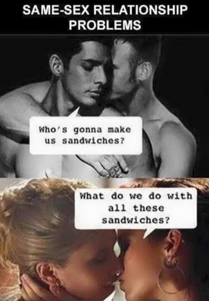 same sex relationship problems funny picture
