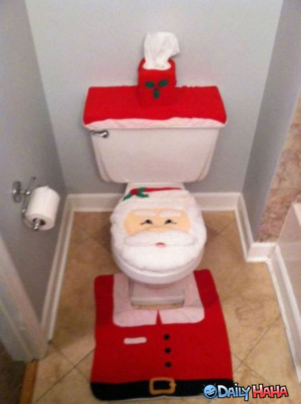 Santa Toilet flash game