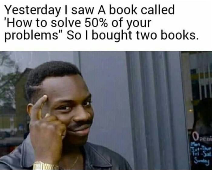 saw a book