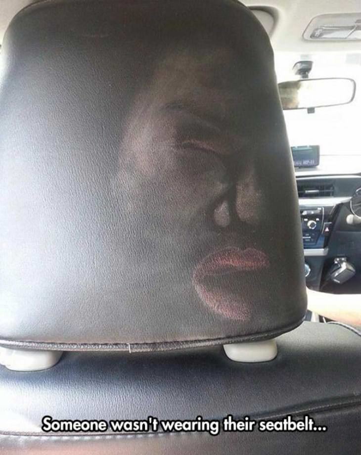 seat belt funny picture