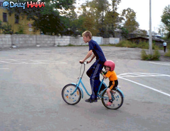 Siblings Bike Ride