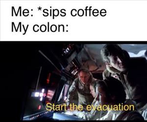 sips coffee ... 2
