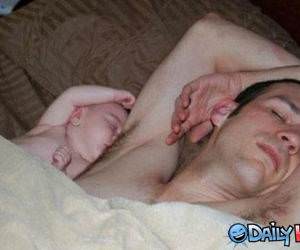 Sleeping With Dad funny picture