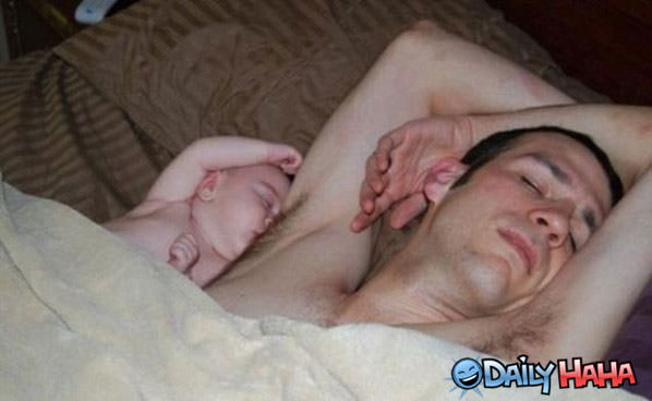 Sleeping With Dad funny picture