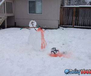 Snow Murder funny picture