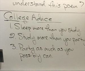 some good college advice