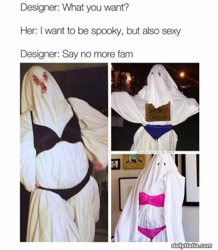 spooky and sexy funny picture