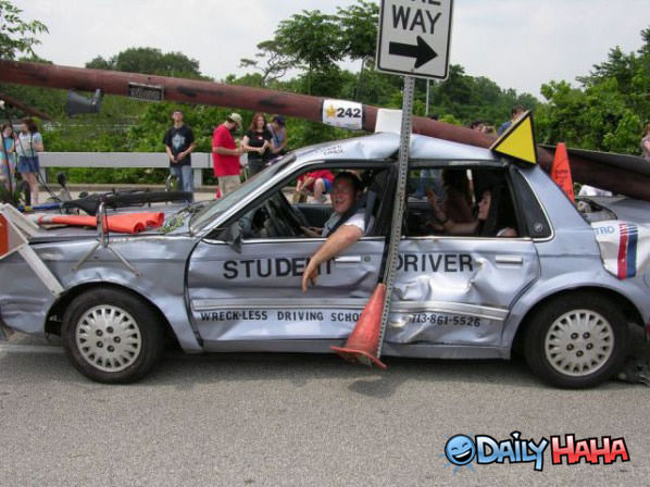 Student Driver funny picture