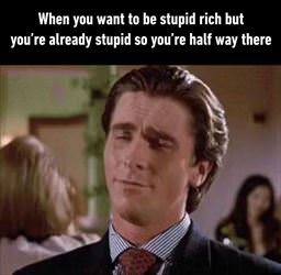 stupid rich
