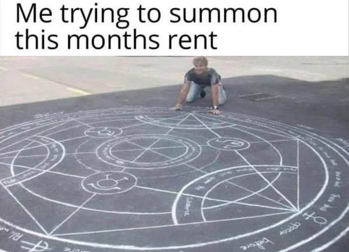 summon the rent