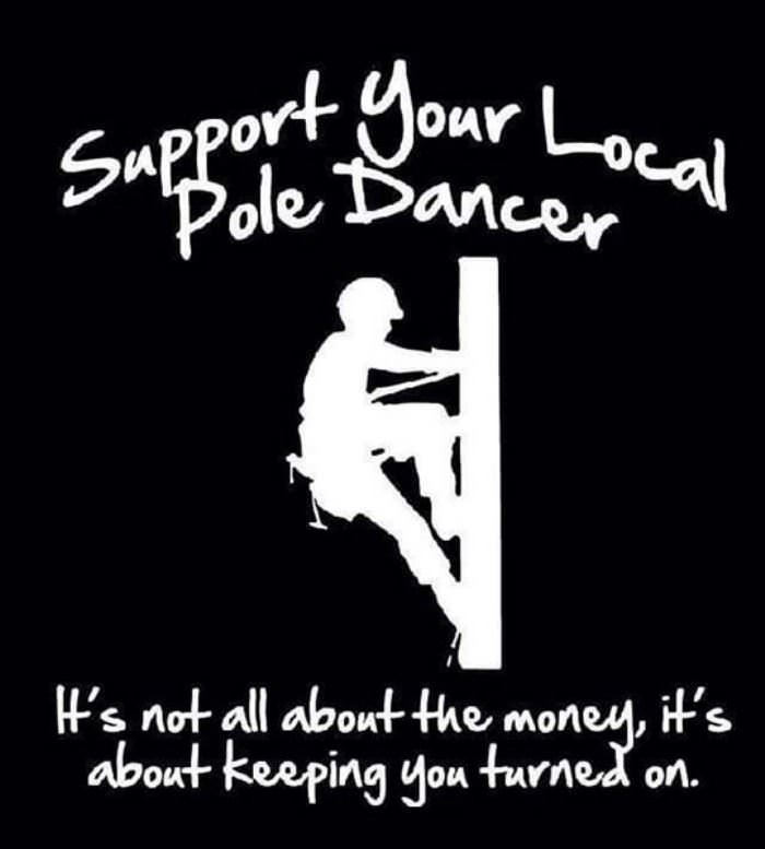 support your pole dancer funny picture