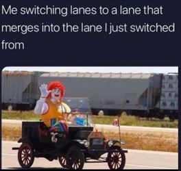 swtching lanes