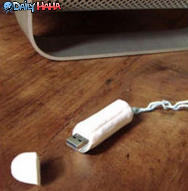 Tampon Flash Drive funny picture