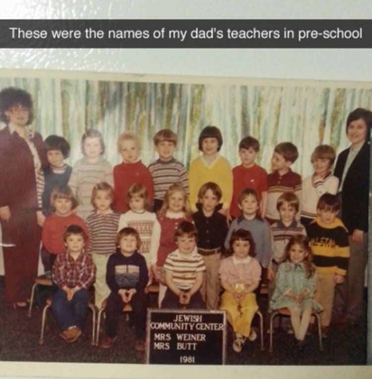 teacher names funny picture