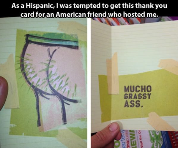 A Thank You Card funny picture