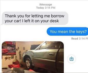 thank you for the car