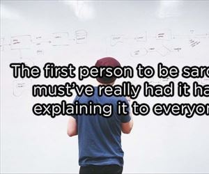 the first person ... 2