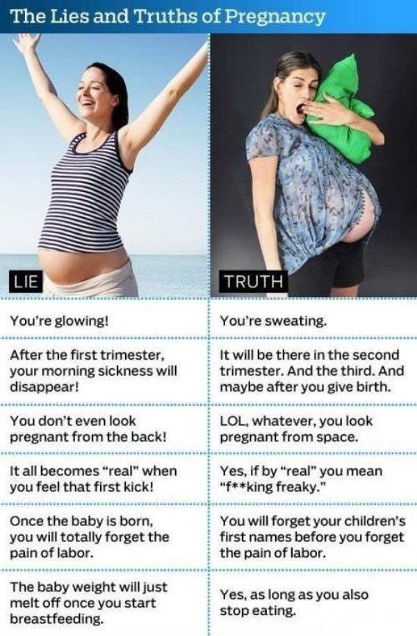 The Lies of Pregnancy funny picture