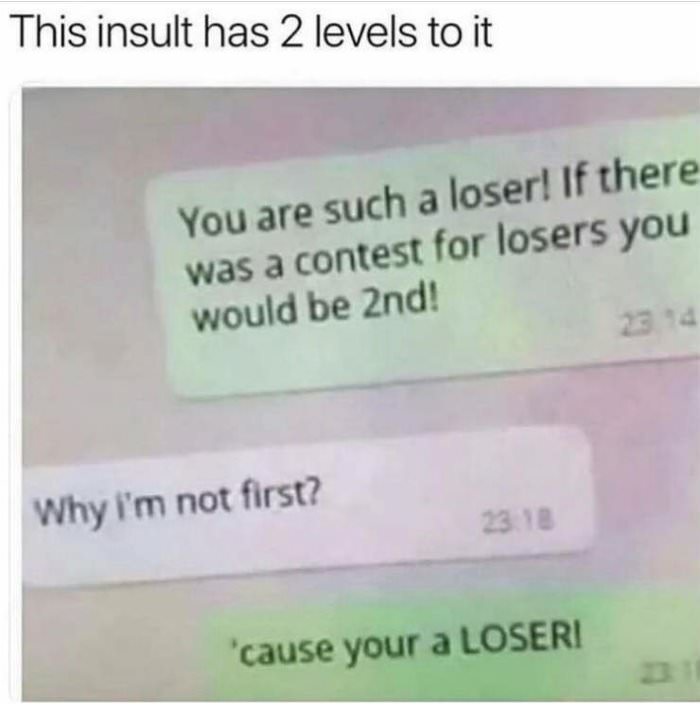 the loser contest