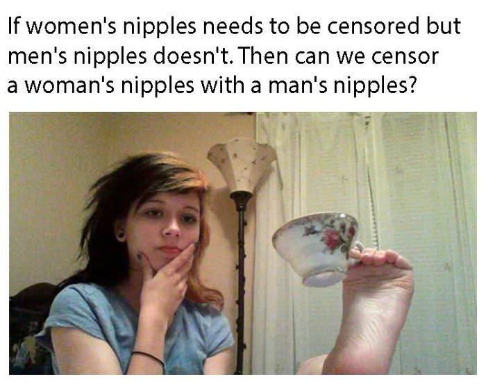 the nipple dilema