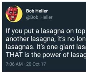the power of lasagna ... 2