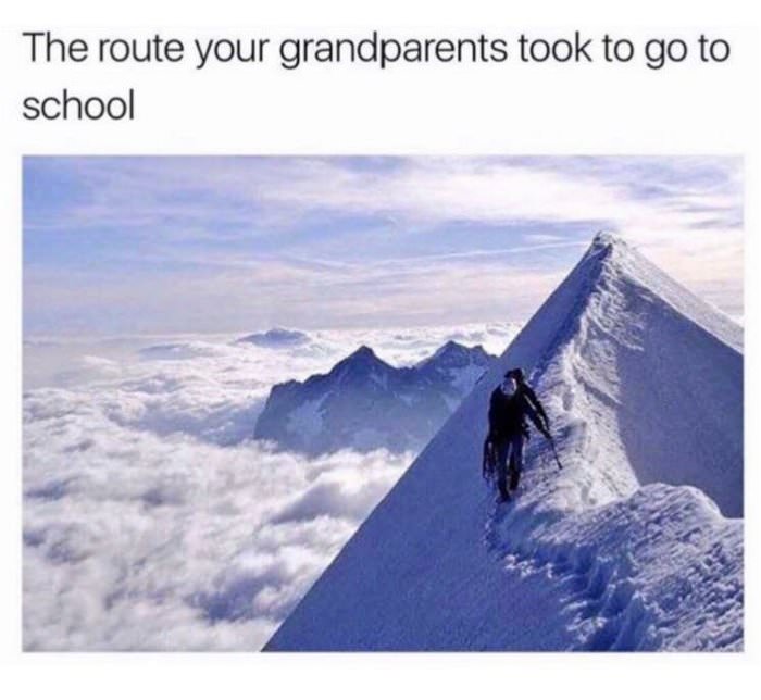 the route your grandparents took