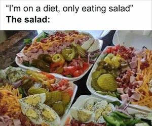 the salad