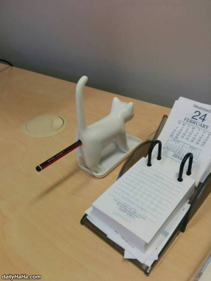 the cat butt pencil sharpener funny picture
