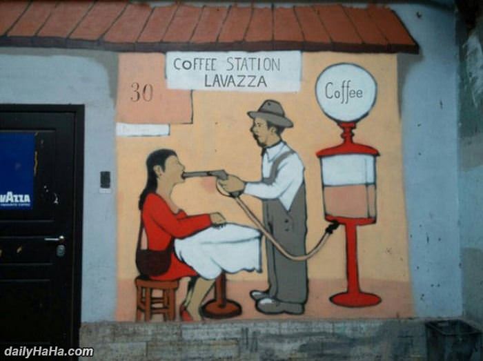 the coffee fill up funny picture